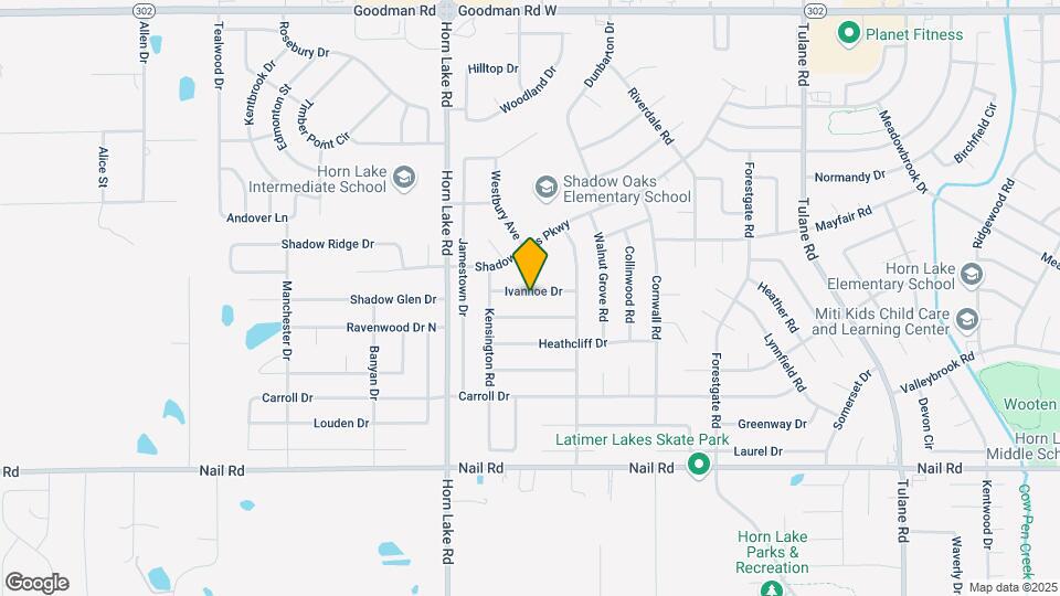 3805 Ivanhoe Dr Map and Location Details