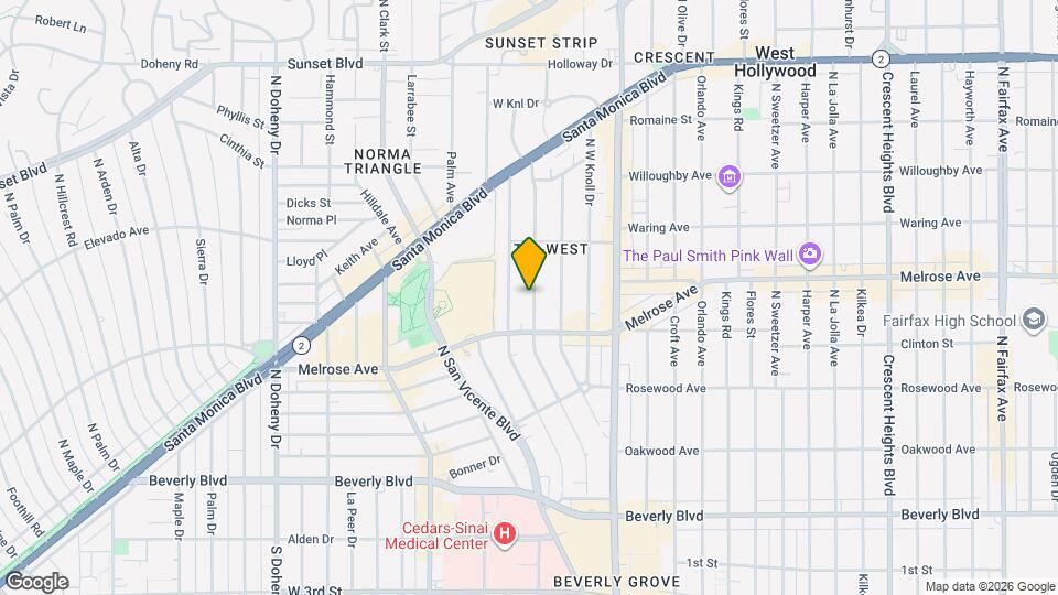 639 Westbourne Dr Map and Location Details