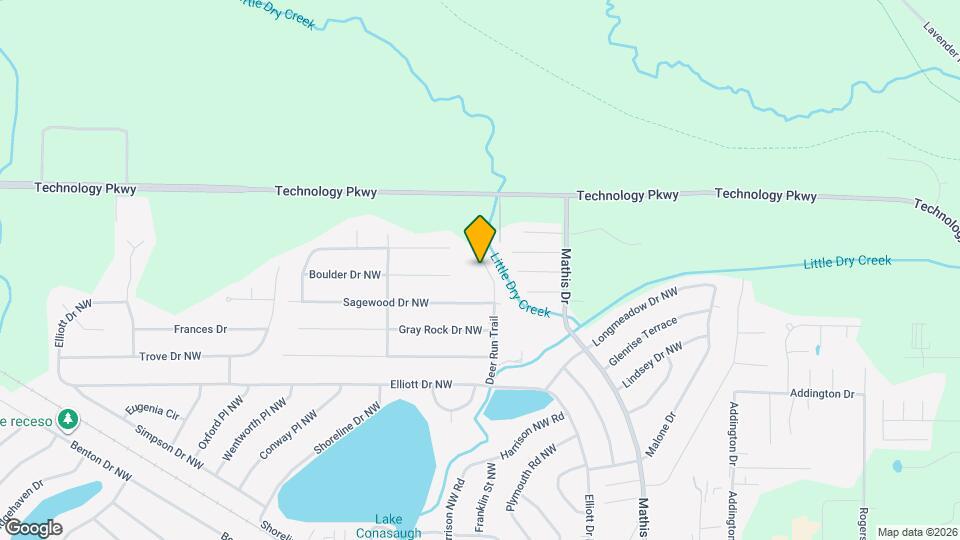 121 Deer Run Trail NW Map and Location Details