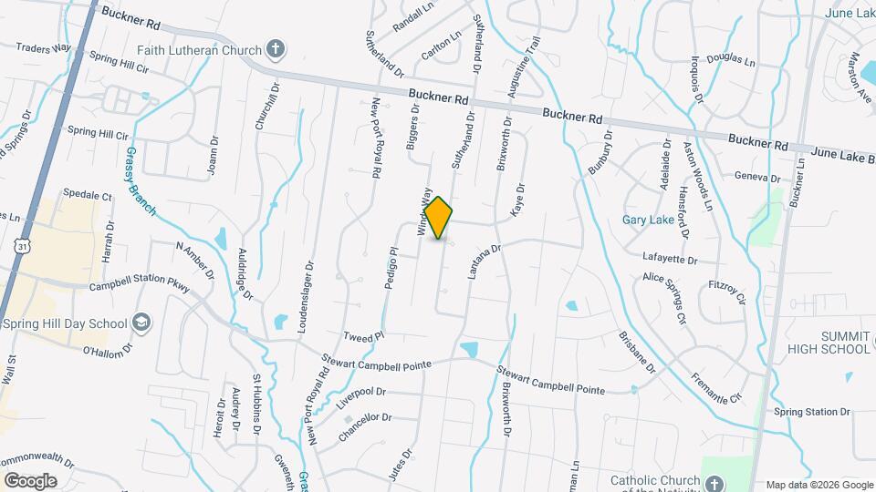 2853 Sutherland Dr Mapa y Detalles de la Ubicación