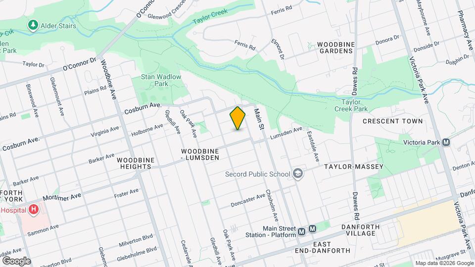 63 Wallington Ave Map and Location Details