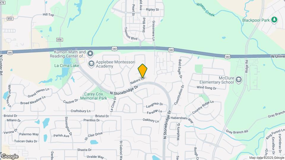 7309 Nabors Ln Map and Location Details