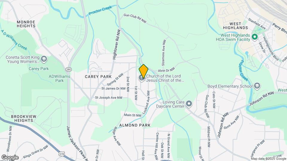 1919 North Ave NW Map and Location Details