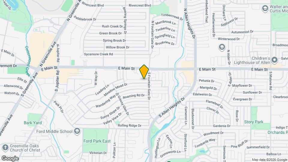 929 Meadow Mead Dr Map and Location Details