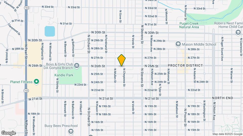 4608 N 26th St Map and Location Details