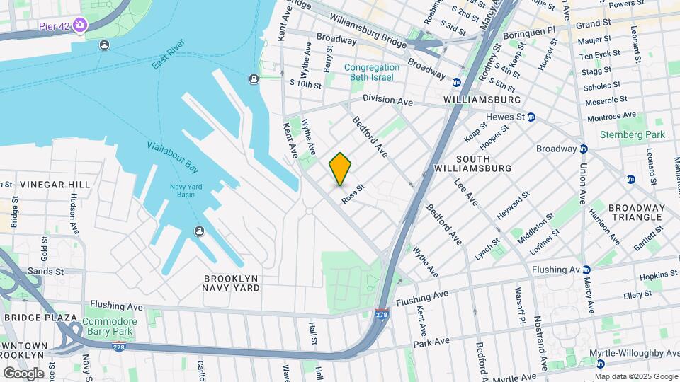 644 Wythe Ave Map and Location Details