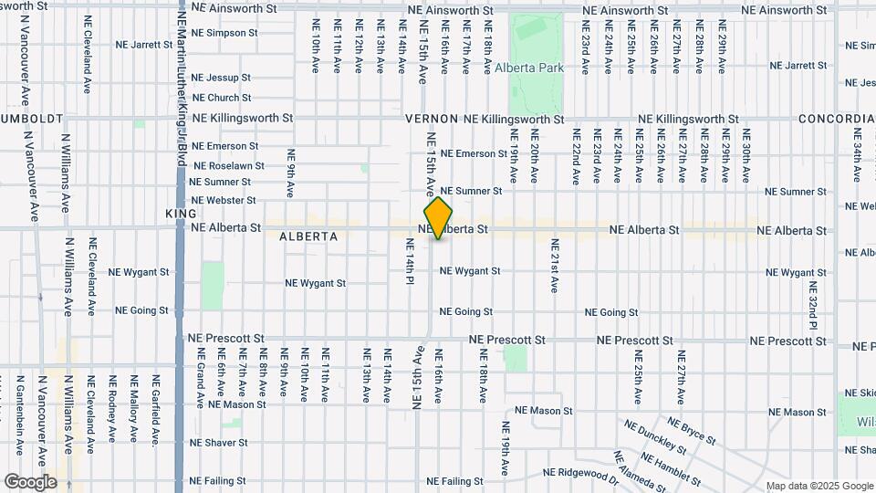 4914 NE 15th Ave Map and Location Details