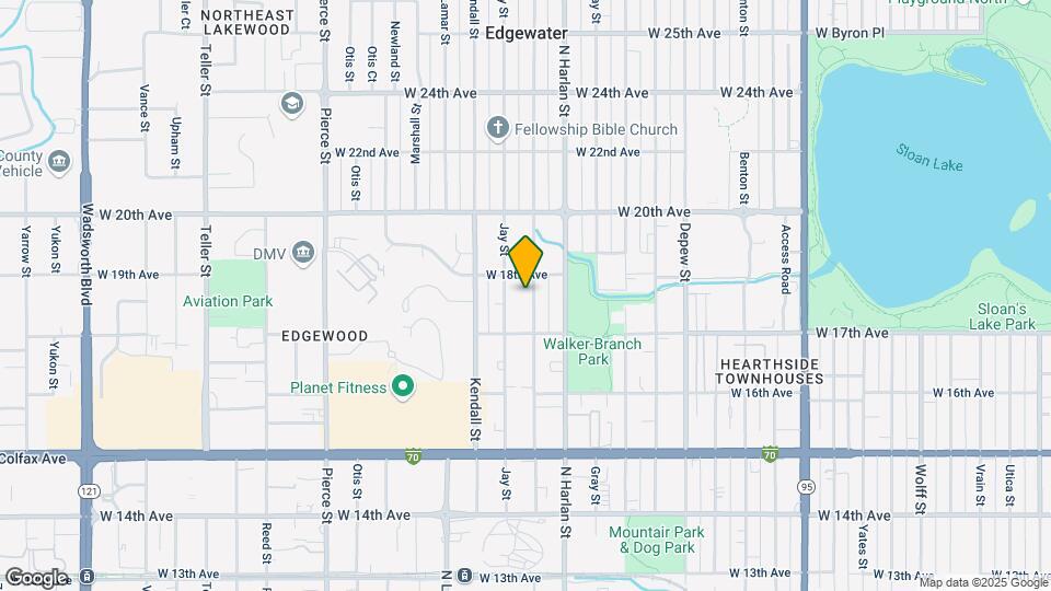 1755 Ingalls St Map and Location Details