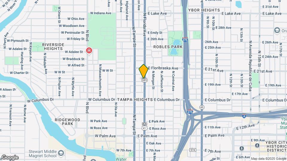 2806 N Florida Ave Map and Location Details