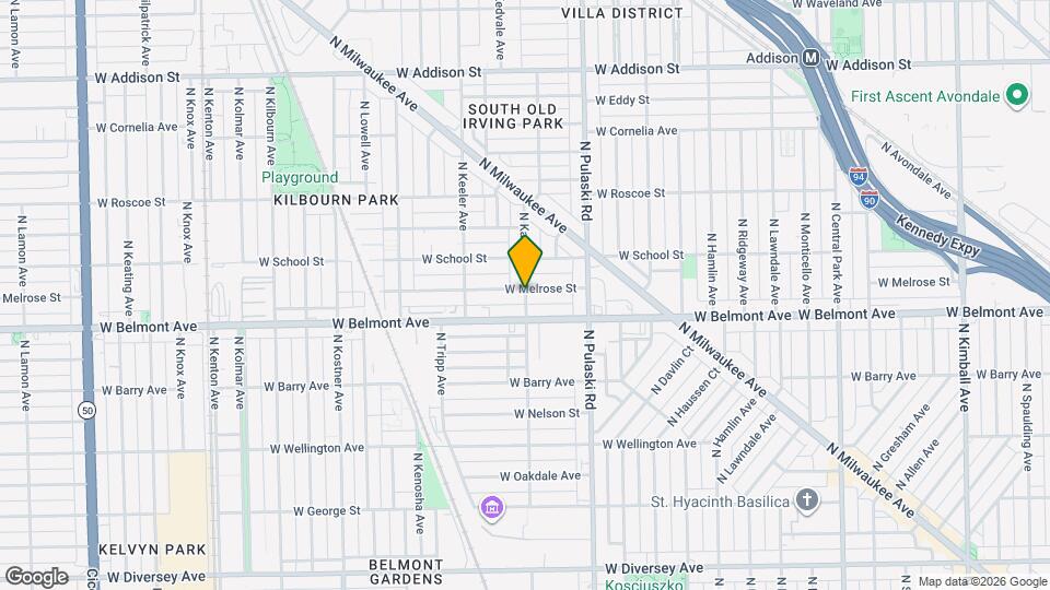 3224 N Karlov Ave Map and Location Details