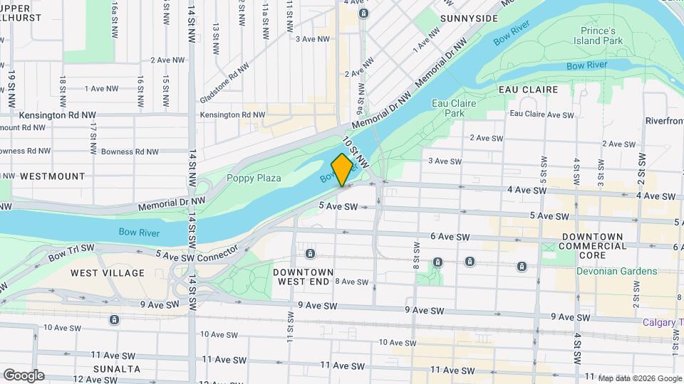 1-3010 10 St SW Map and Location Details