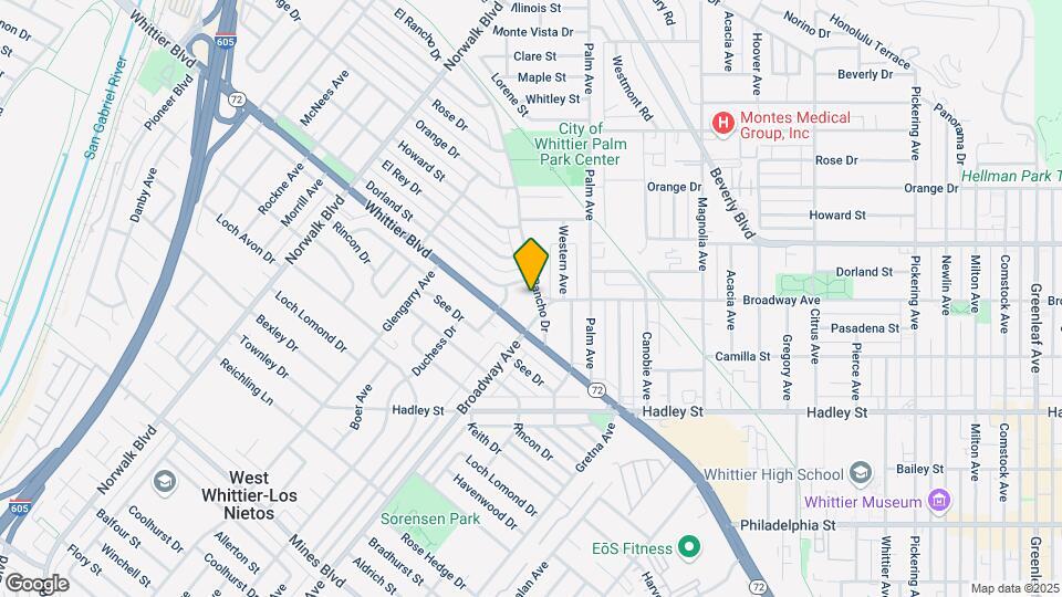 6047 El Rancho Dr Map and Location Details