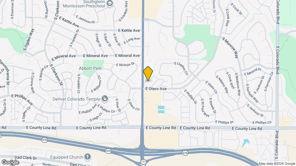 2502 E Nichols Cir Map and Location Details