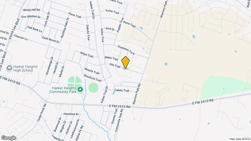 1714 Ute Trail Map and Location Details