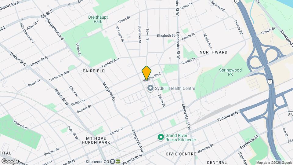 293 Blucher Blvd Map and Location Details