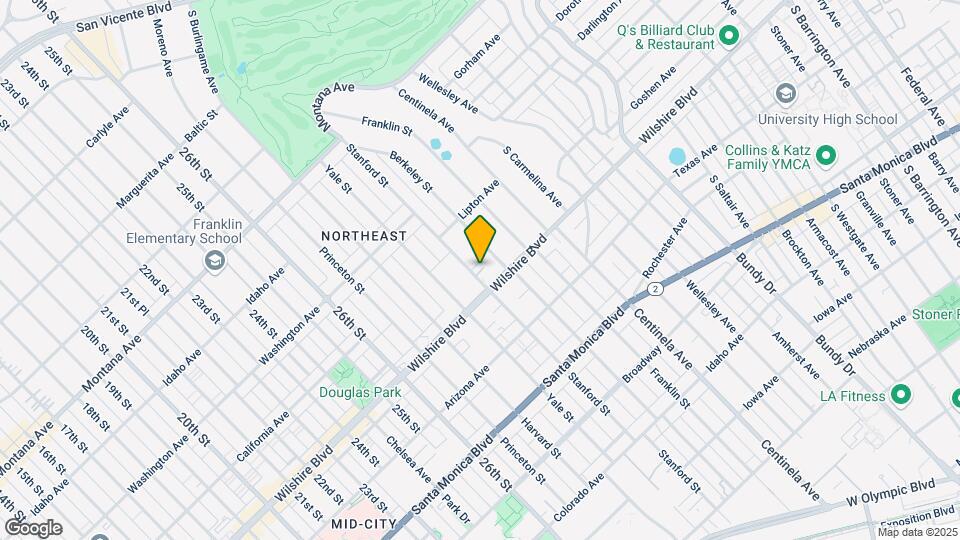 1165 Stanford St Map and Location Details