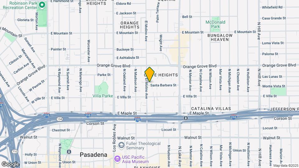 566 El Molino Ave Map and Location Details