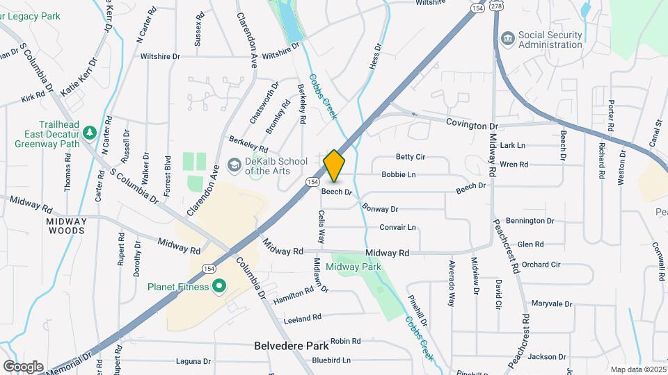 3128 Beech Dr Mapa y Detalles de la Ubicación