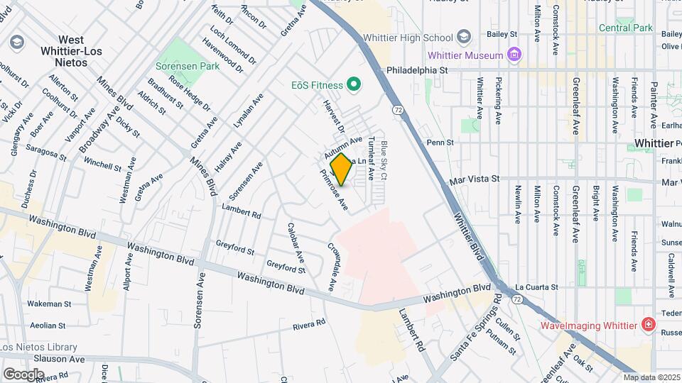 12329 Primrose Ave Map and Location Details