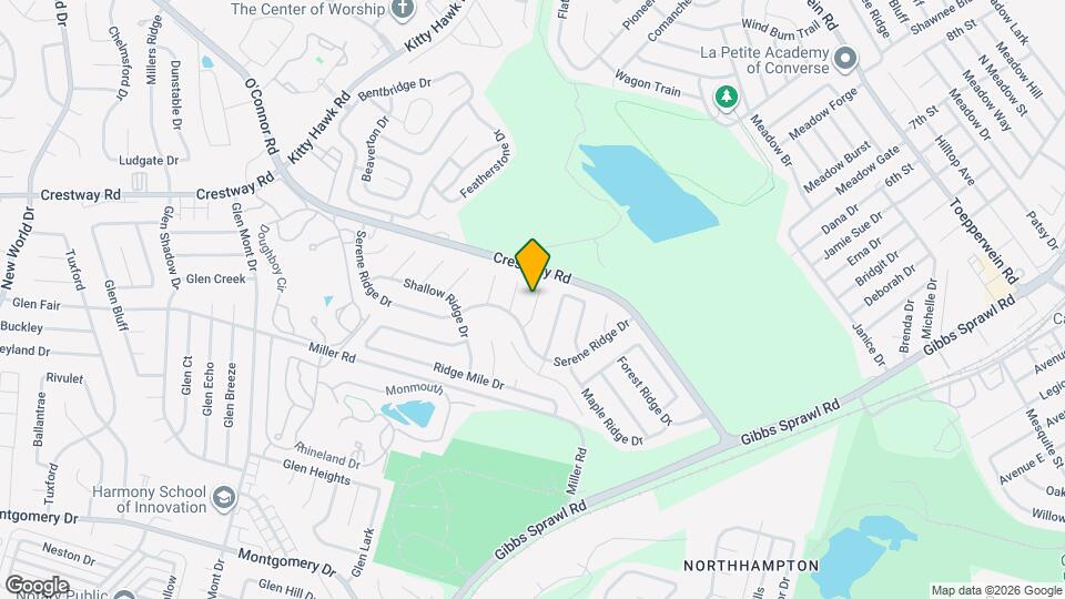 7715 Skyline Ridge Dr Map and Location Details