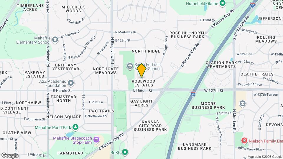 1201 N Mart-way Dr Map and Location Details