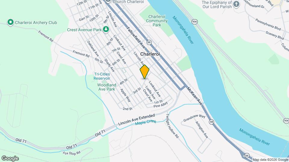 528 3rd St, Unit Back Map and Location Details