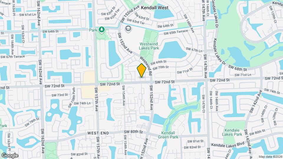 7197 SW 152nd Pl Map and Location Details