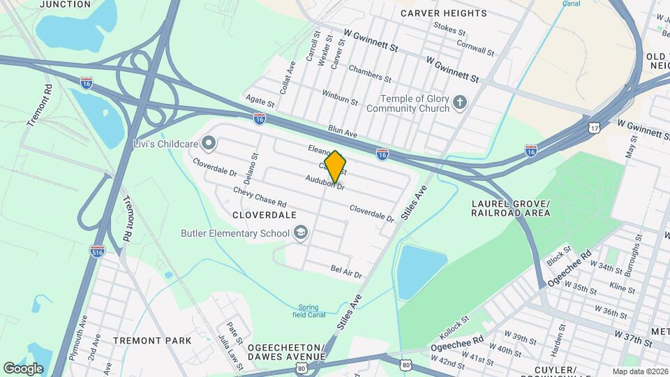 1437 Audubon Dr Map and Location Details