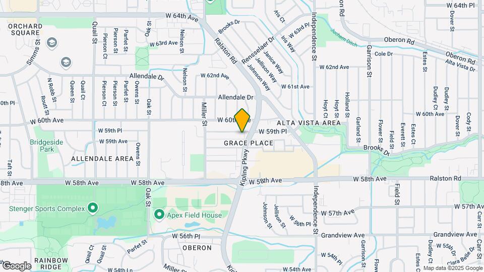 10206 W 59th Pl, Unit 4 Map and Location Details