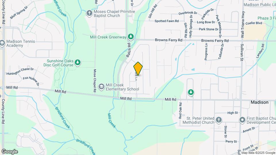 118 Mill Park Ln Mapa y Detalles de la Ubicación