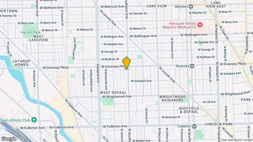 2738 N Southport Ave Mapa y Detalles de la Ubicación