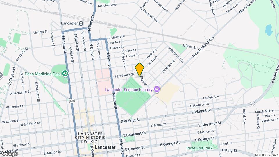 584 N Plum St Map and Location Details