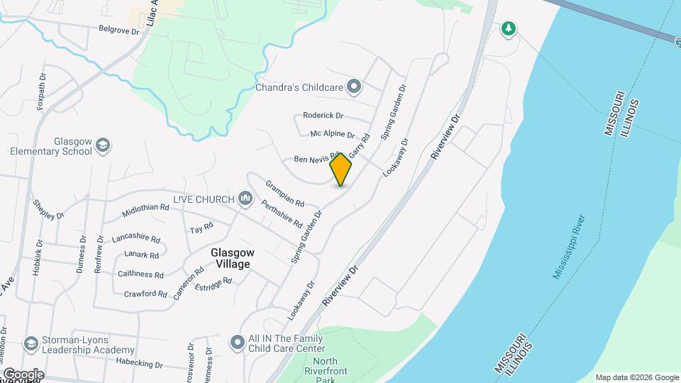 10613 Spring Garden Dr Map and Location Details