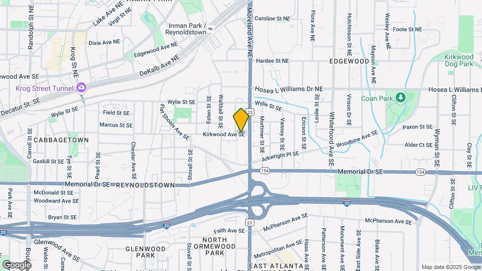 1145 Kirkwood Ave SE Map and Location Details