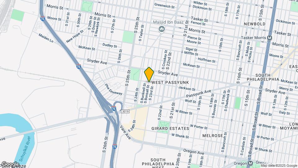 2207 S Bonsall St Map and Location Details