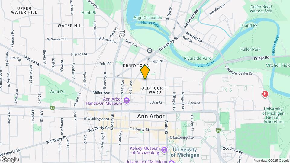 415 N Division St Map and Location Details