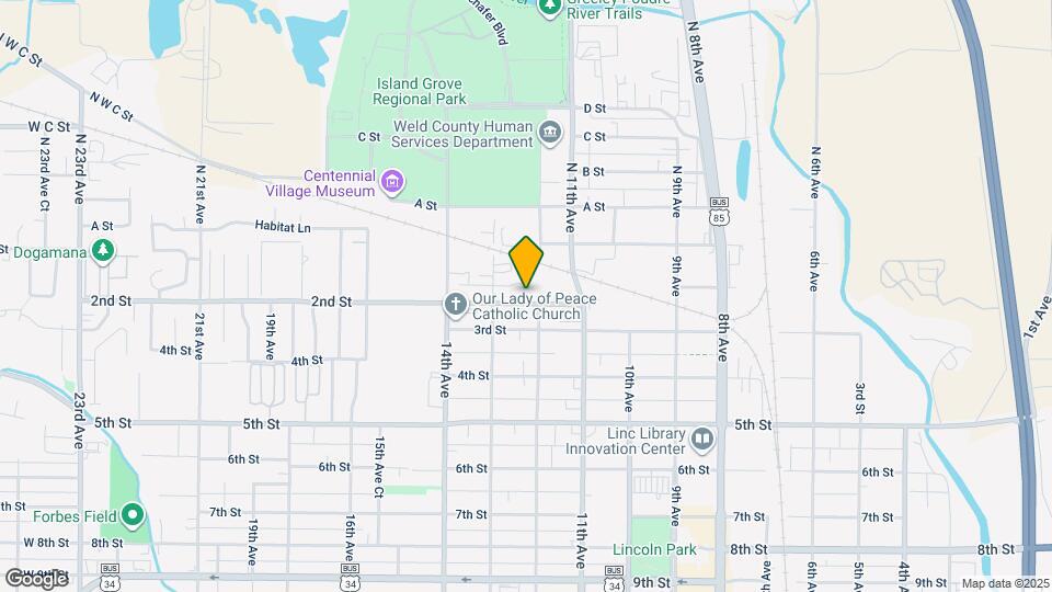 1203 2nd St Map and Location Details