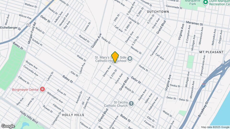 3729 Delor St Map and Location Details