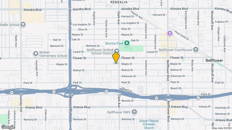 9344 Maple St Map and Location Details