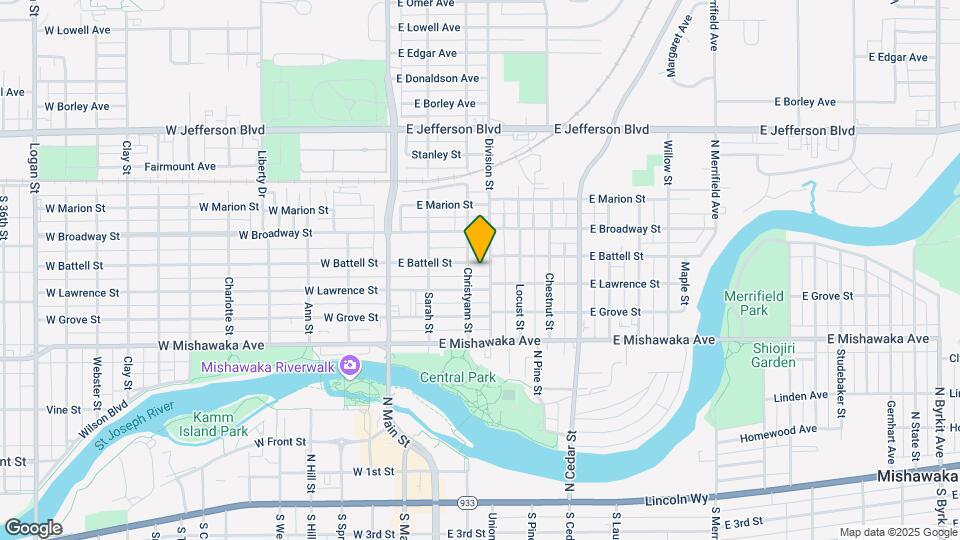 309 E Battell St Map and Location Details