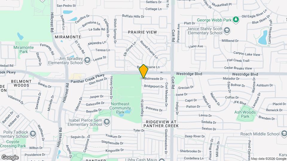 12215 Belmeade Dr Map and Location Details