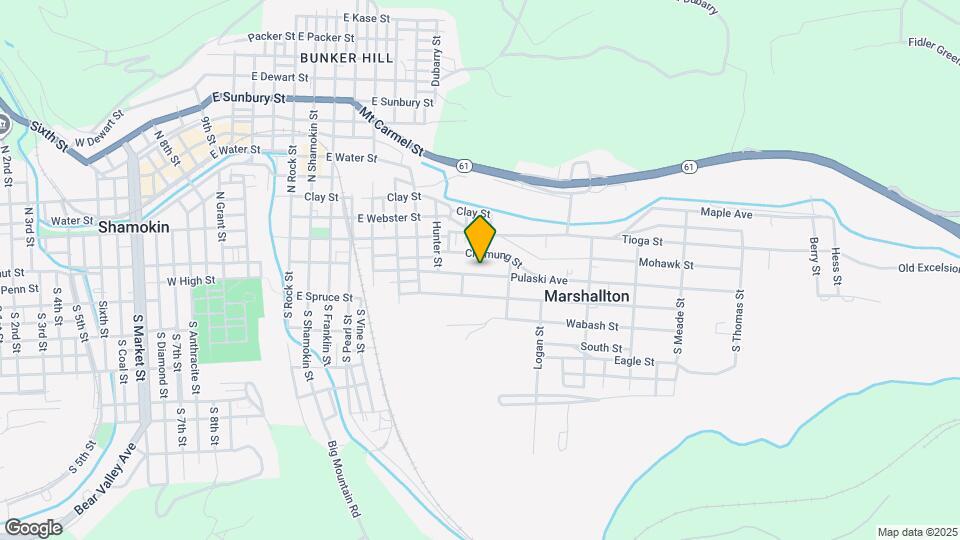 1227 Pulaski Ave Mapa y Detalles de la Ubicación