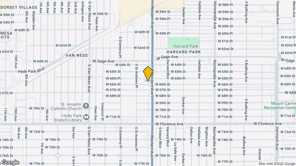 1815 W 66th St Map and Location Details