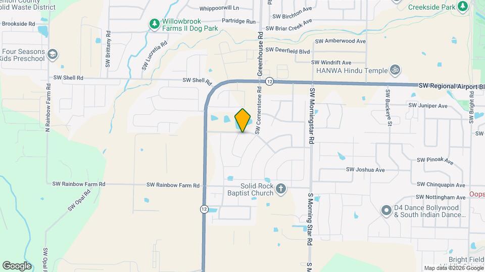 3805 SW Gemstone Blvd Map and Location Details