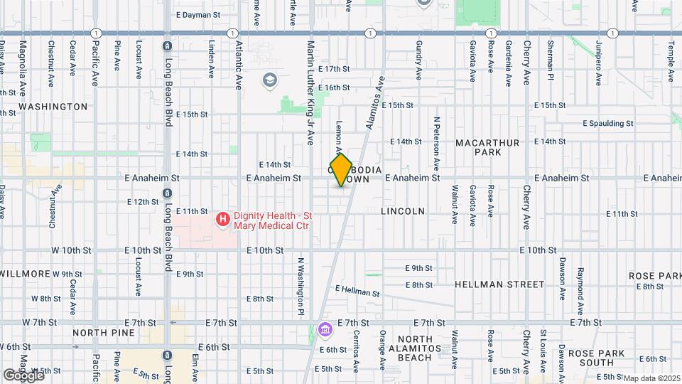 1135 E 12th St Mapa y Detalles de la Ubicación