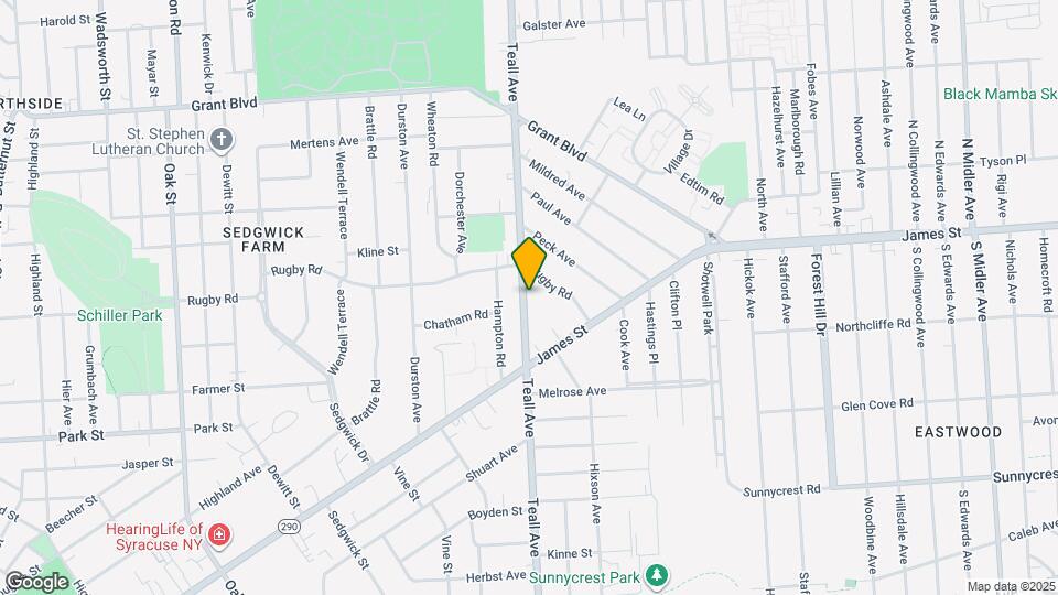 1364 Teall Ave, Unit 4 Map and Location Details