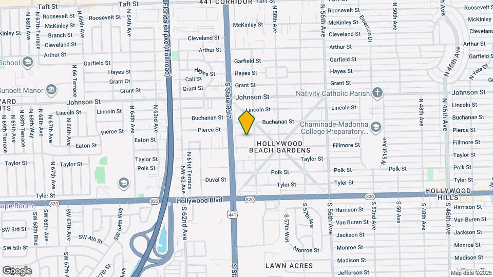 5912 Pierce St Map and Location Details