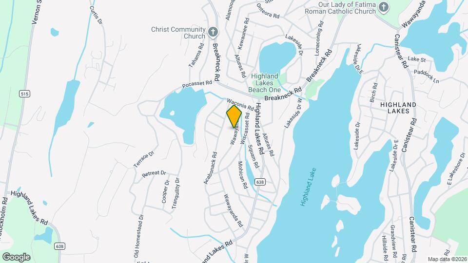 255 Wawayanda Rd Map and Location Details