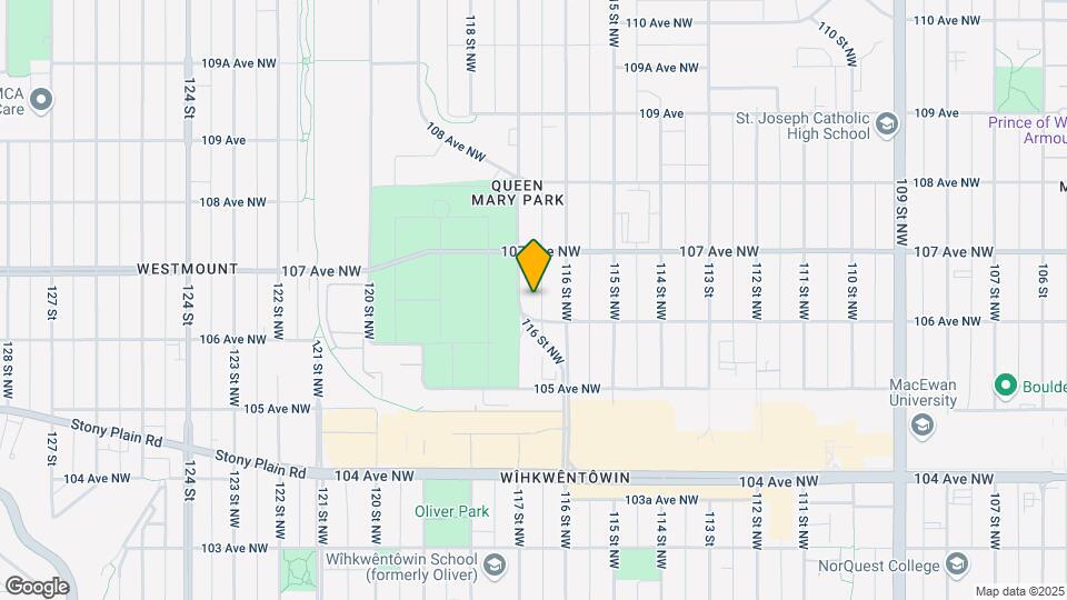 10611-10117 117 St NW Map and Location Details