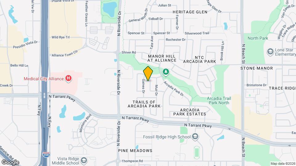 3916 Big Thicket Dr Map and Location Details